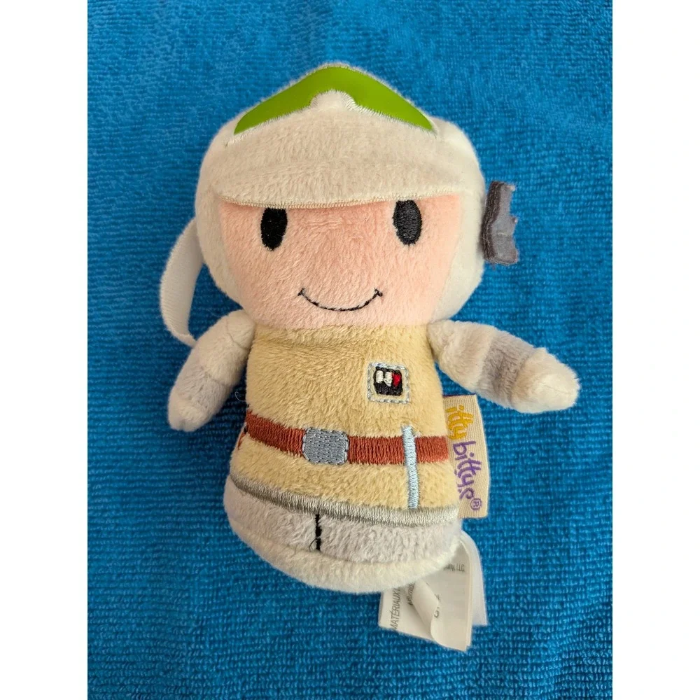 Hallmark Itty Bittys Star Wars Hoth Luke Han Solo Wicket Ewok Plush Lot Flaw